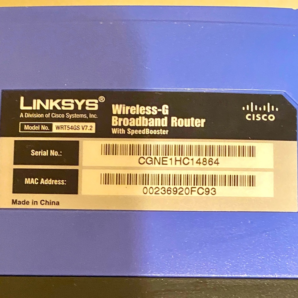 Linksys Router - Picture 4 of 4